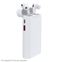 Wholesale 10000mAh 2 in 1 Power Bank for Airpods Pro TWS Wireless Earbuds and Mobile Phones  (not include TWS earbuds)